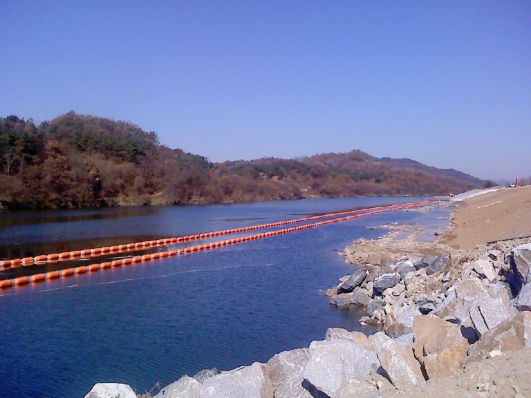 4대강 오탁방지막설치 및 효과